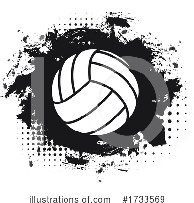 Royalty-Free (RF) Volleyball Clipart Illustration by Vector Tradition SM - Stock Sample #1733569