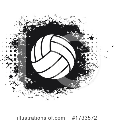 Royalty-Free (RF) Volleyball Clipart Illustration by Vector Tradition SM - Stock Sample #1733572