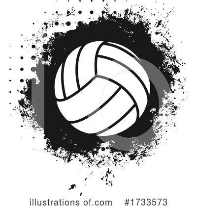 Royalty-Free (RF) Volleyball Clipart Illustration by Vector Tradition SM - Stock Sample #1733573