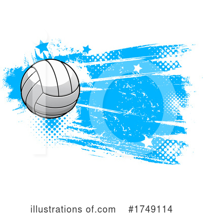 Royalty-Free (RF) Volleyball Clipart Illustration by Vector Tradition SM - Stock Sample #1749114