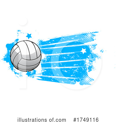 Royalty-Free (RF) Volleyball Clipart Illustration by Vector Tradition SM - Stock Sample #1749116