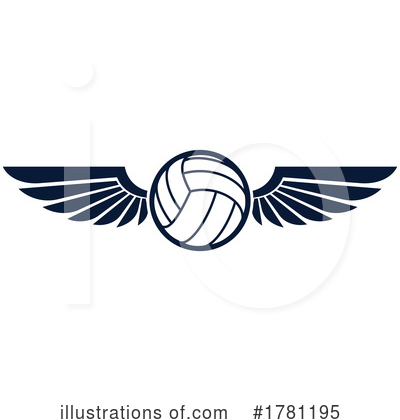 Royalty-Free (RF) Volleyball Clipart Illustration by Vector Tradition SM - Stock Sample #1781195