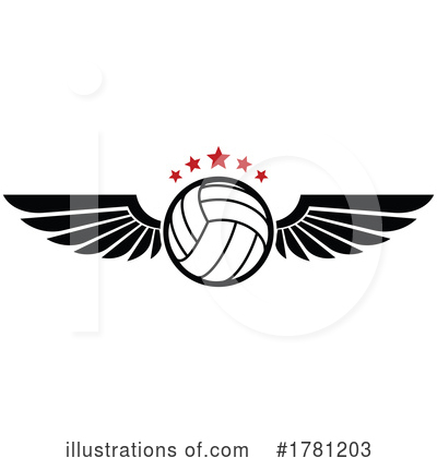 Royalty-Free (RF) Volleyball Clipart Illustration by Vector Tradition SM - Stock Sample #1781203