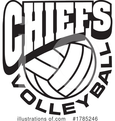 Royalty-Free (RF) Volleyball Clipart Illustration by Johnny Sajem - Stock Sample #1785246