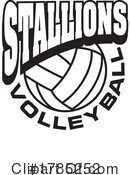 Volleyball Clipart #1785252 by Johnny Sajem