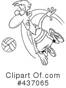 Volleyball Clipart #437065 by toonaday