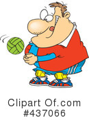 Volleyball Clipart #437066 by toonaday