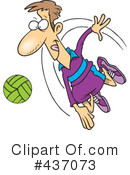 Volleyball Clipart #437073 by toonaday