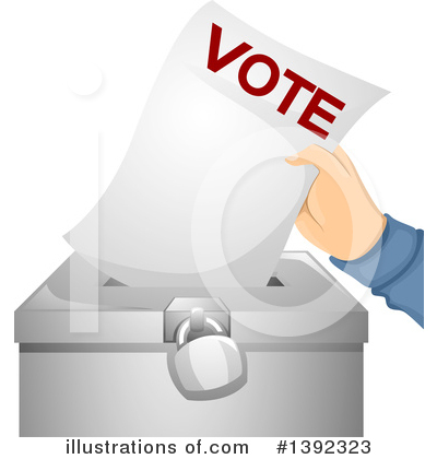 Voting Clipart #1392323 by BNP Design Studio