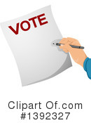 Vote Clipart #1392327 by BNP Design Studio