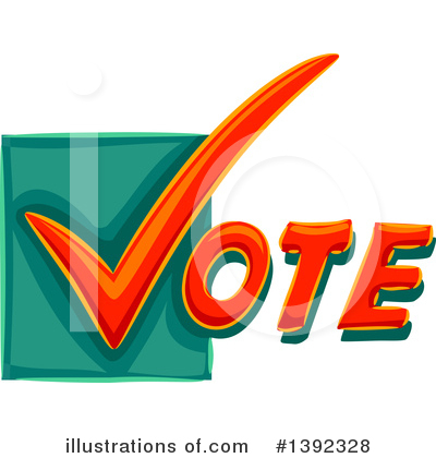 Royalty-Free (RF) Vote Clipart Illustration by BNP Design Studio - Stock Sample #1392328