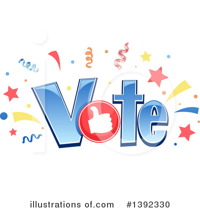 Election Clipart #1392330 by BNP Design Studio