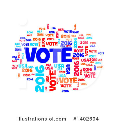 Royalty-Free (RF) Vote Clipart Illustration by oboy - Stock Sample #1402694