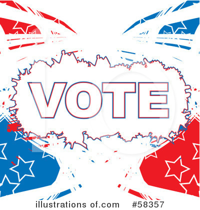 Royalty-Free (RF) Vote Clipart Illustration by MilsiArt - Stock Sample #58357