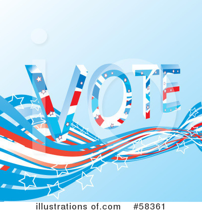 Royalty-Free (RF) Vote Clipart Illustration by MilsiArt - Stock Sample #58361