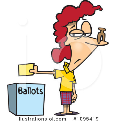 Ballot Box Clipart #1095419 by toonaday