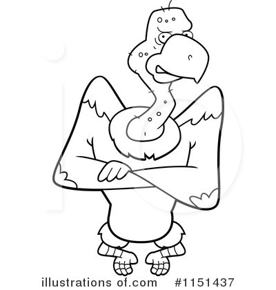 Royalty-Free (RF) Vulture Clipart Illustration by Cory Thoman - Stock Sample #1151437