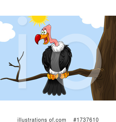 Royalty-Free (RF) Vulture Clipart Illustration by Hit Toon - Stock Sample #1737610