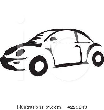 Royalty-Free (RF) Vw Bug Clipart Illustration by Prawny - Stock Sample #225248