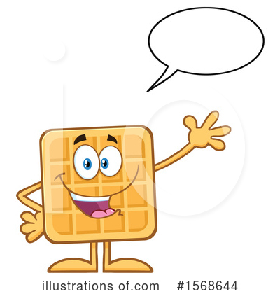 Royalty-Free (RF) Waffle Clipart Illustration by Hit Toon - Stock Sample #1568644