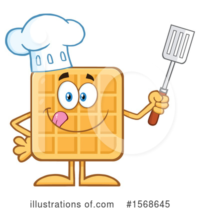 Royalty-Free (RF) Waffle Clipart Illustration by Hit Toon - Stock Sample #1568645
