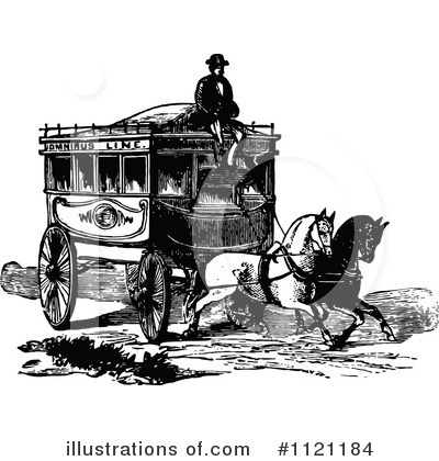 Royalty-Free (RF) Wagon Clipart Illustration by Prawny Vintage - Stock Sample #1121184