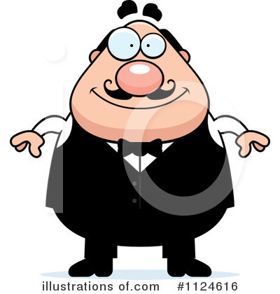 Waiters Clipart #1124616 by Cory Thoman