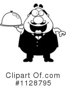 Waiter Clipart #1128795 by Cory Thoman
