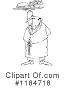 Waiter Clipart #1184718 by djart