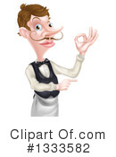 Waiter Clipart #1333582 by AtStockIllustration