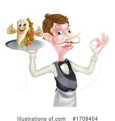 Kebab Clipart #1709404 by AtStockIllustration