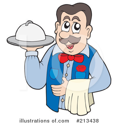 Waiter Clipart #213438 by visekart
