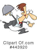 Waiter Clipart #443920 by toonaday