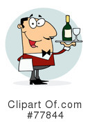 Waiter Clipart #77844 by Hit Toon
