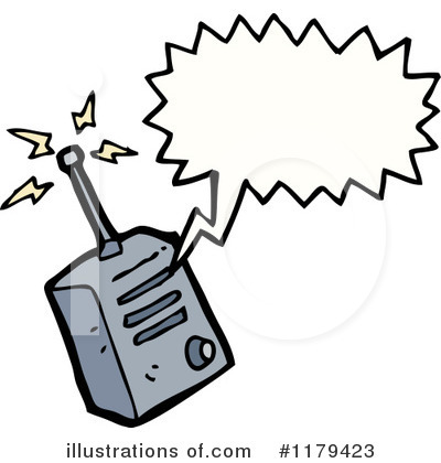 Royalty-Free (RF) Walkie Talkie Clipart Illustration by lineartestpilot - Stock Sample #1179423