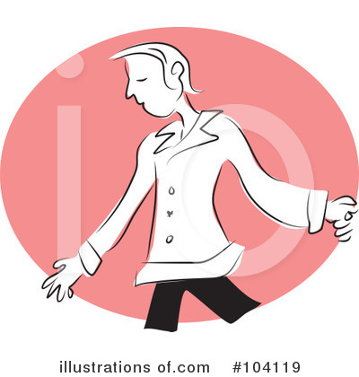 Royalty-Free (RF) Walking Clipart Illustration by Prawny - Stock Sample #104119