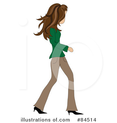 Walking Clipart #84514 by Pams Clipart