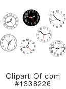 Wall Clock Clipart #1338226 by Vector Tradition SM