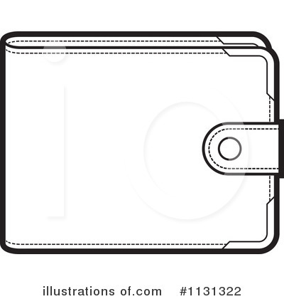 Wallet Clipart #1131322 - Illustration by Lal Perera