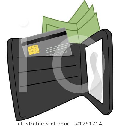 Royalty-Free (RF) Wallet Clipart Illustration by BNP Design Studio - Stock Sample #1251714
