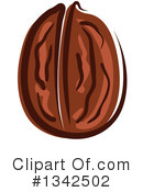 Walnut Clipart #1342502 by Vector Tradition SM