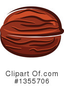 Walnut Clipart #1355706 by Vector Tradition SM
