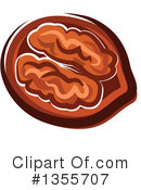 Walnut Clipart #1355707 by Vector Tradition SM