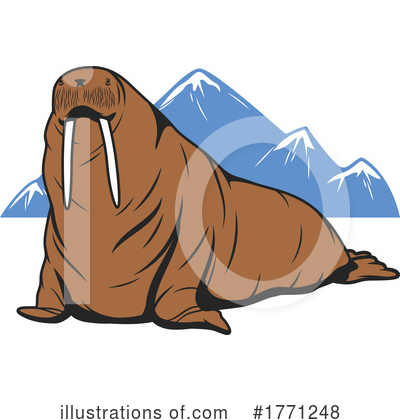 Royalty-Free (RF) Walrus Clipart Illustration by Vector Tradition SM - Stock Sample #1771248