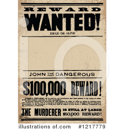 Wanted Clipart #1217779 by BestVector