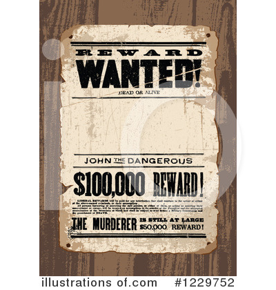 Wanted Clipart #1229752 by BestVector