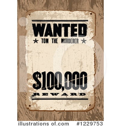 Wanted Clipart #1229753 by BestVector