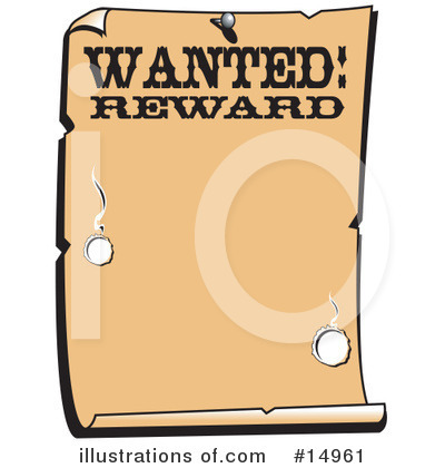 Wanted Clipart #14961 by Andy Nortnik