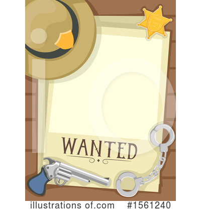Royalty-Free (RF) Wanted Clipart Illustration by BNP Design Studio - Stock Sample #1561240