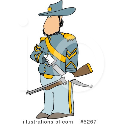 union and confederate soldiers clipart